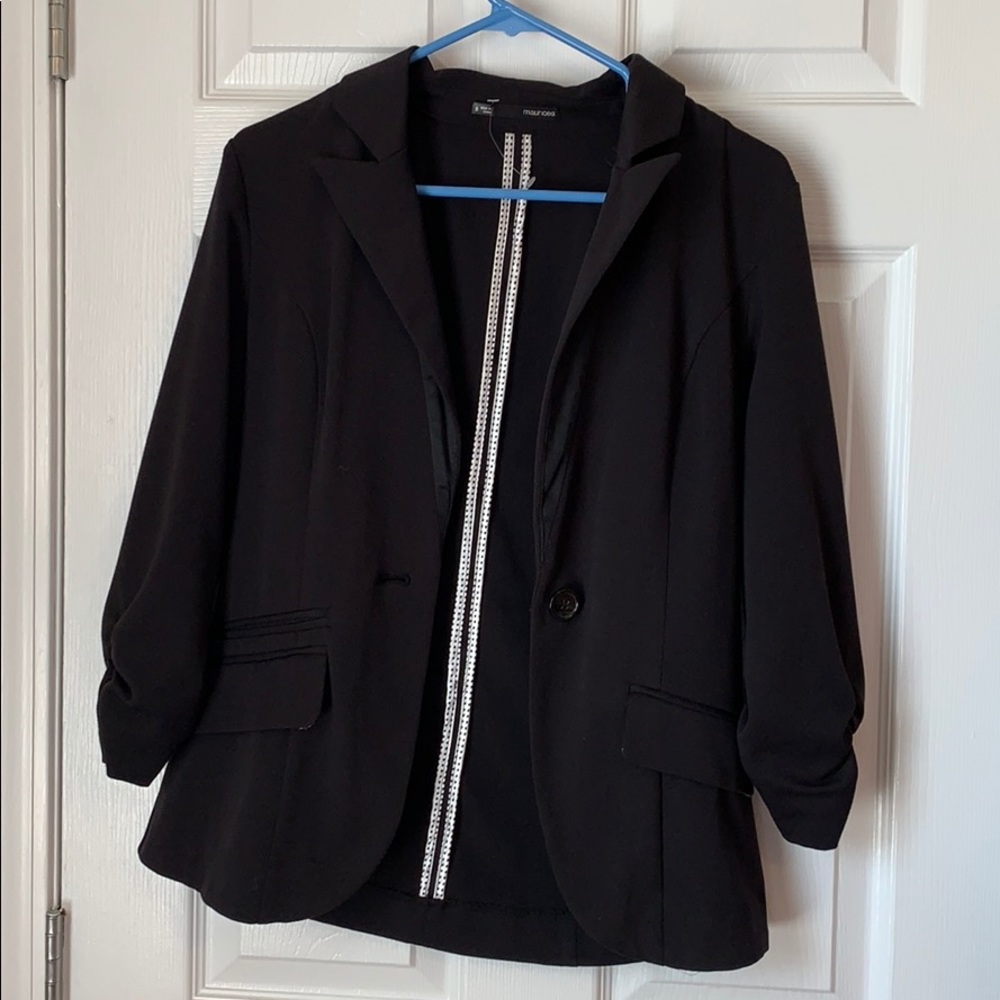 3/4 sleeve blazer